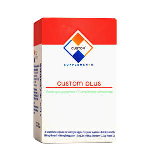 Custom® Vitamin C+Betaglukan+ Çinko+Selenyum+Vitamin D3 İçeren Takviye Edici Gıda (30 Kapsül)